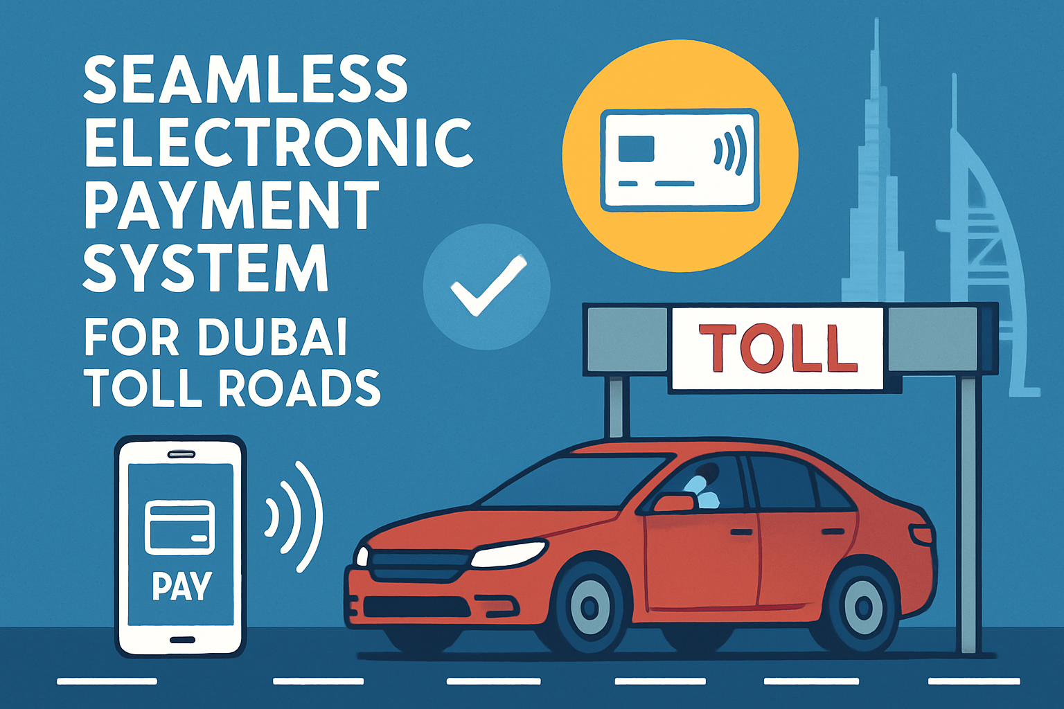 Seamless electronic payment system for Dubai toll roads